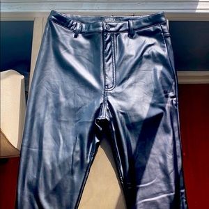 Black Leather Pants